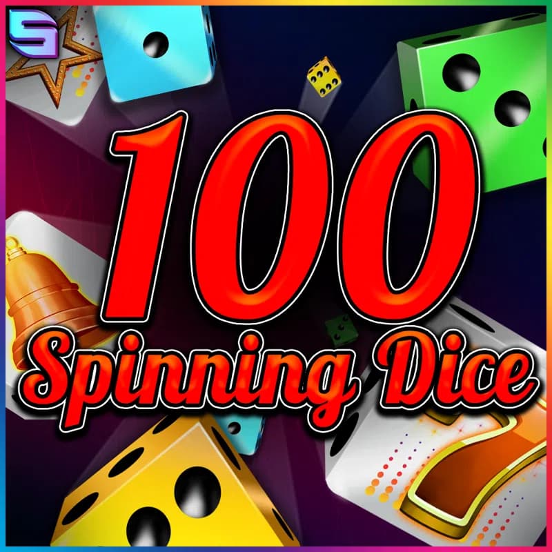 100 Spinning Dice