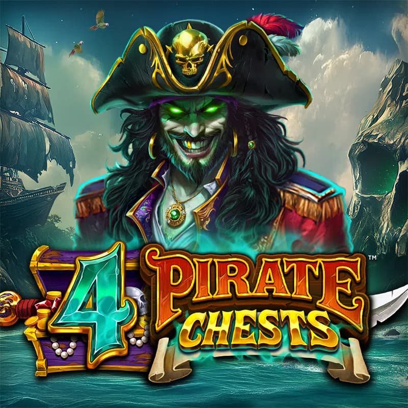 4 Pirate Chests